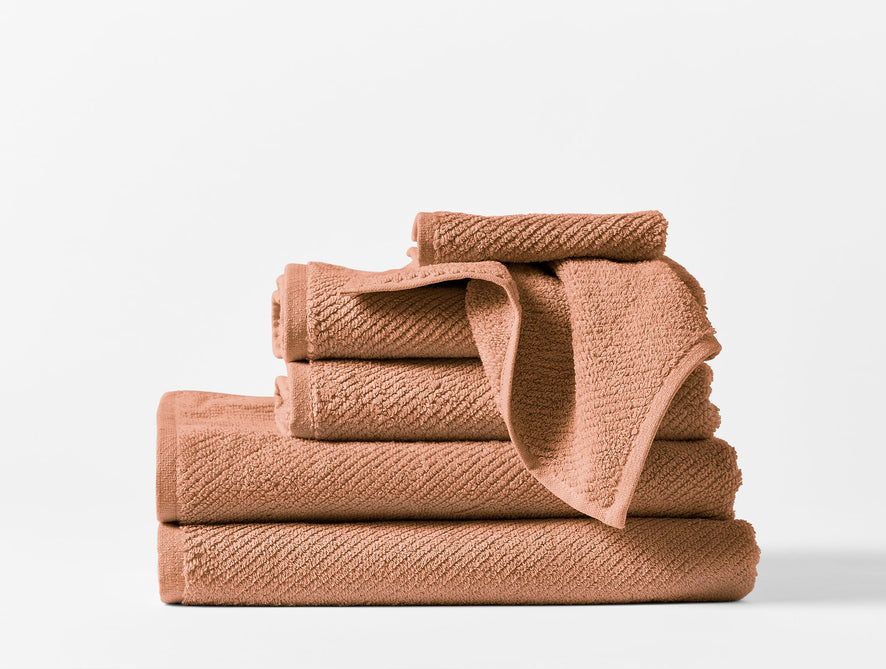 Air Weight® Organic Towels | Dusty Coral