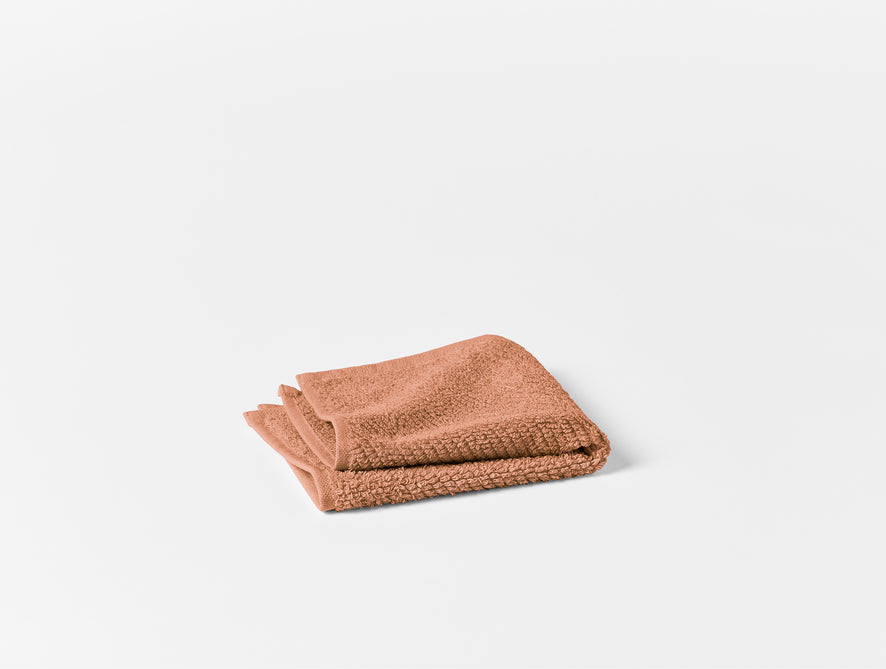 Air Weight® Organic Towels | Wash Cloth | Dusty Coral