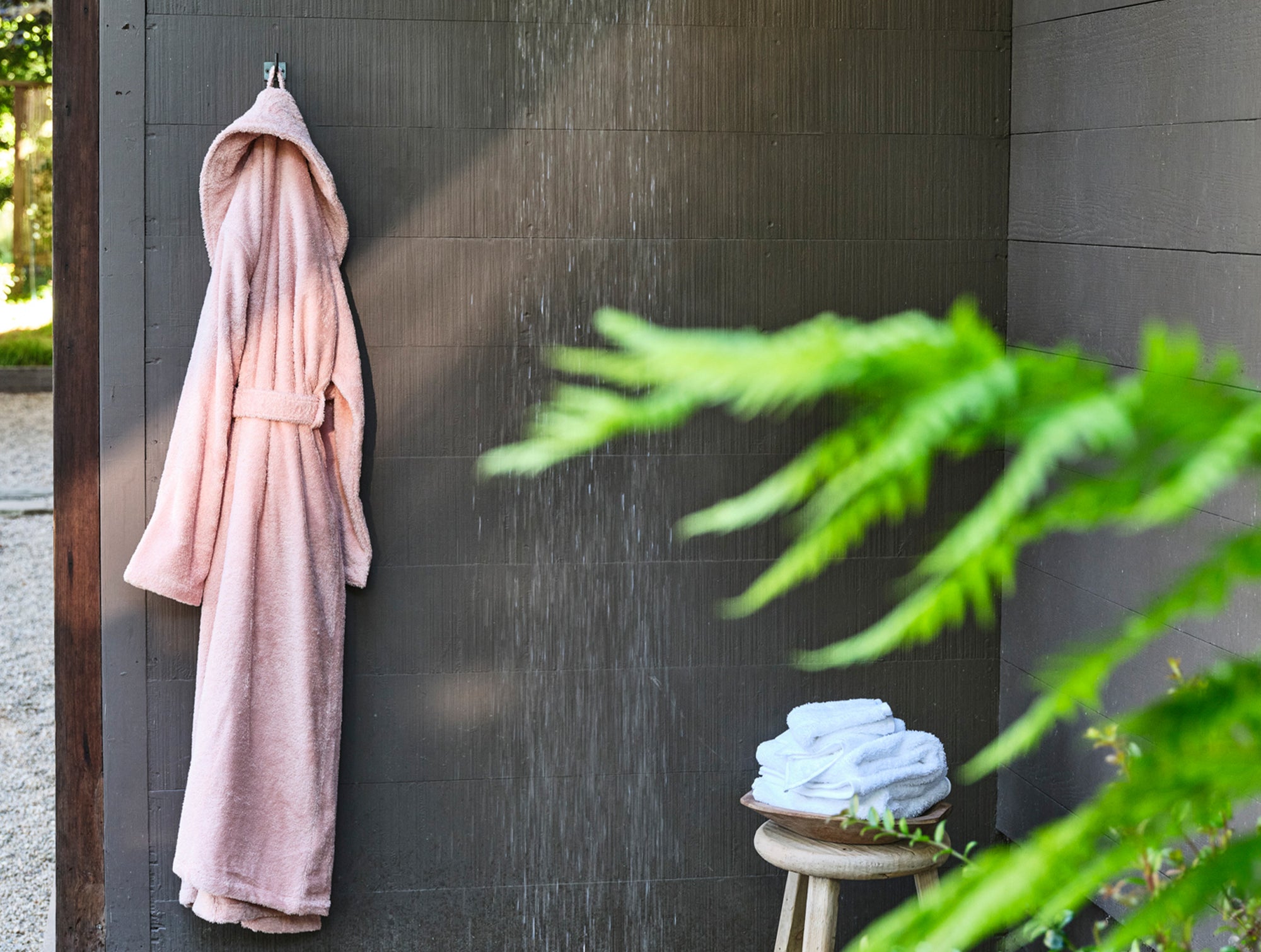 Coyuchi Cloud Loom Organic Bath Towel - Palest Ocean