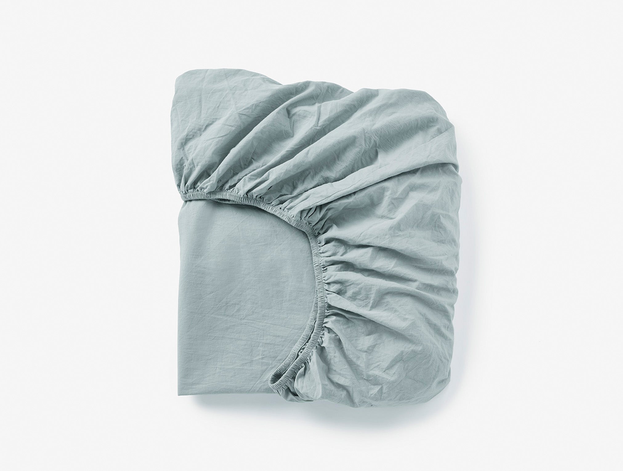 Organic Crinkled Percale™ Fitted Sheet