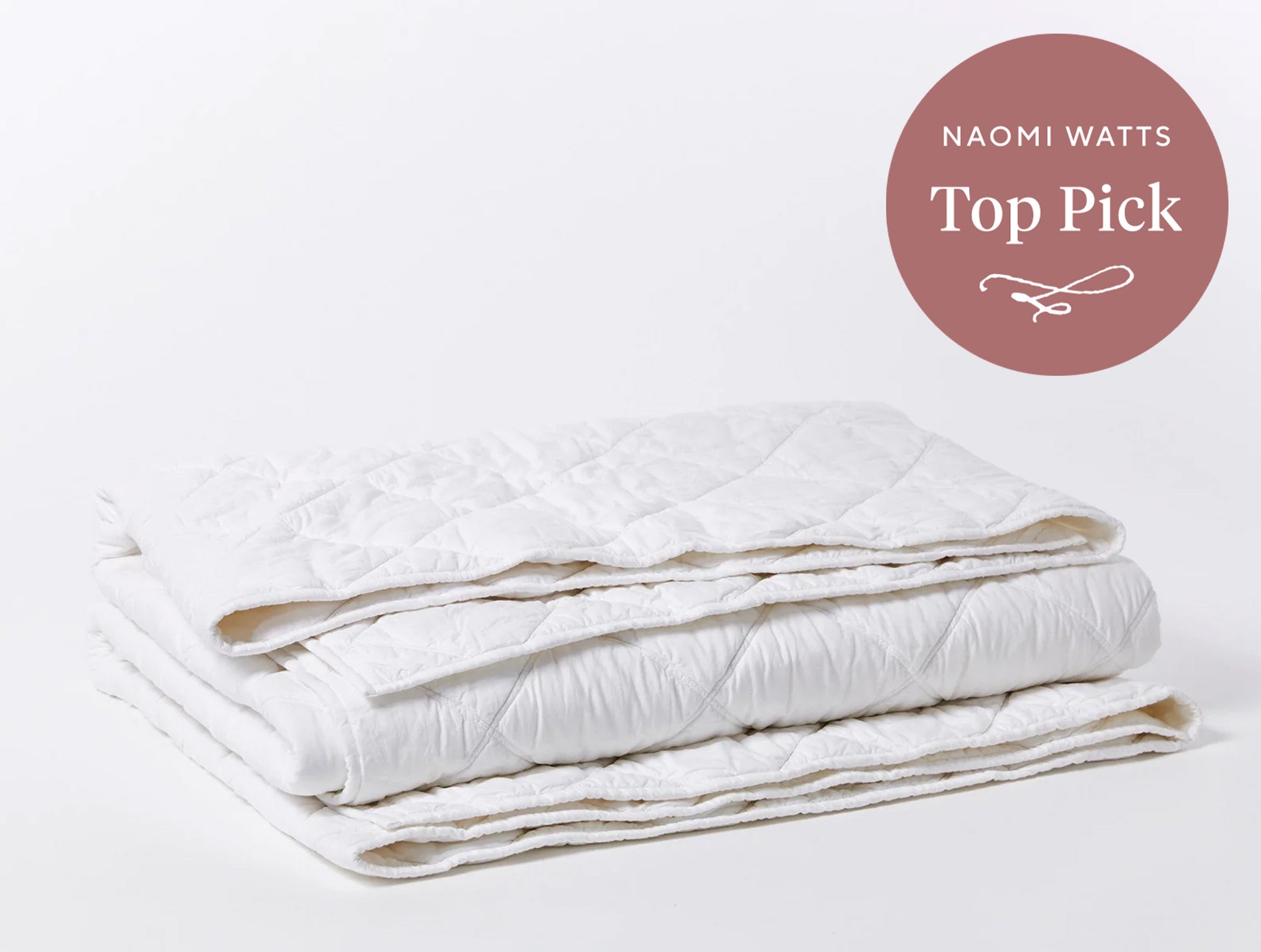 Diamond-Stitched Organic Cotton Comforter 