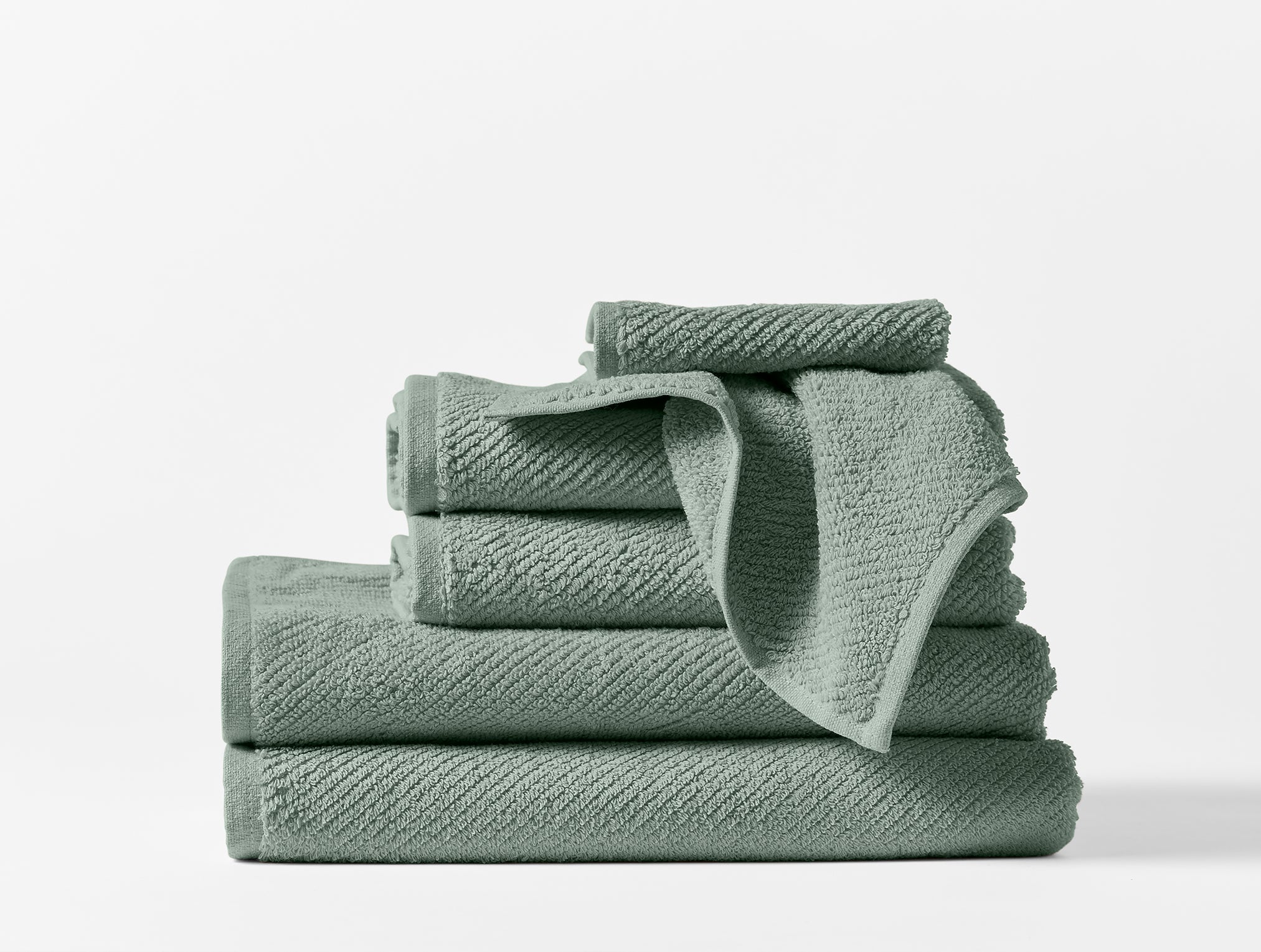 Air Weight Organic Towels Set of 6 Coyuchi