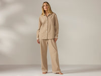 Women's Cloud Brushed Organic Flannel Pajama Set 