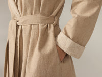 Women’s Cloud Brushed Organic Flannel Robe 