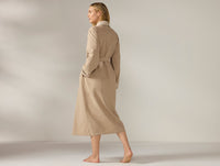 Women’s Cloud Brushed Organic Flannel Robe 