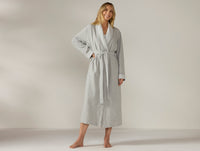  Women’s Cloud Brushed Organic Flannel Robe 