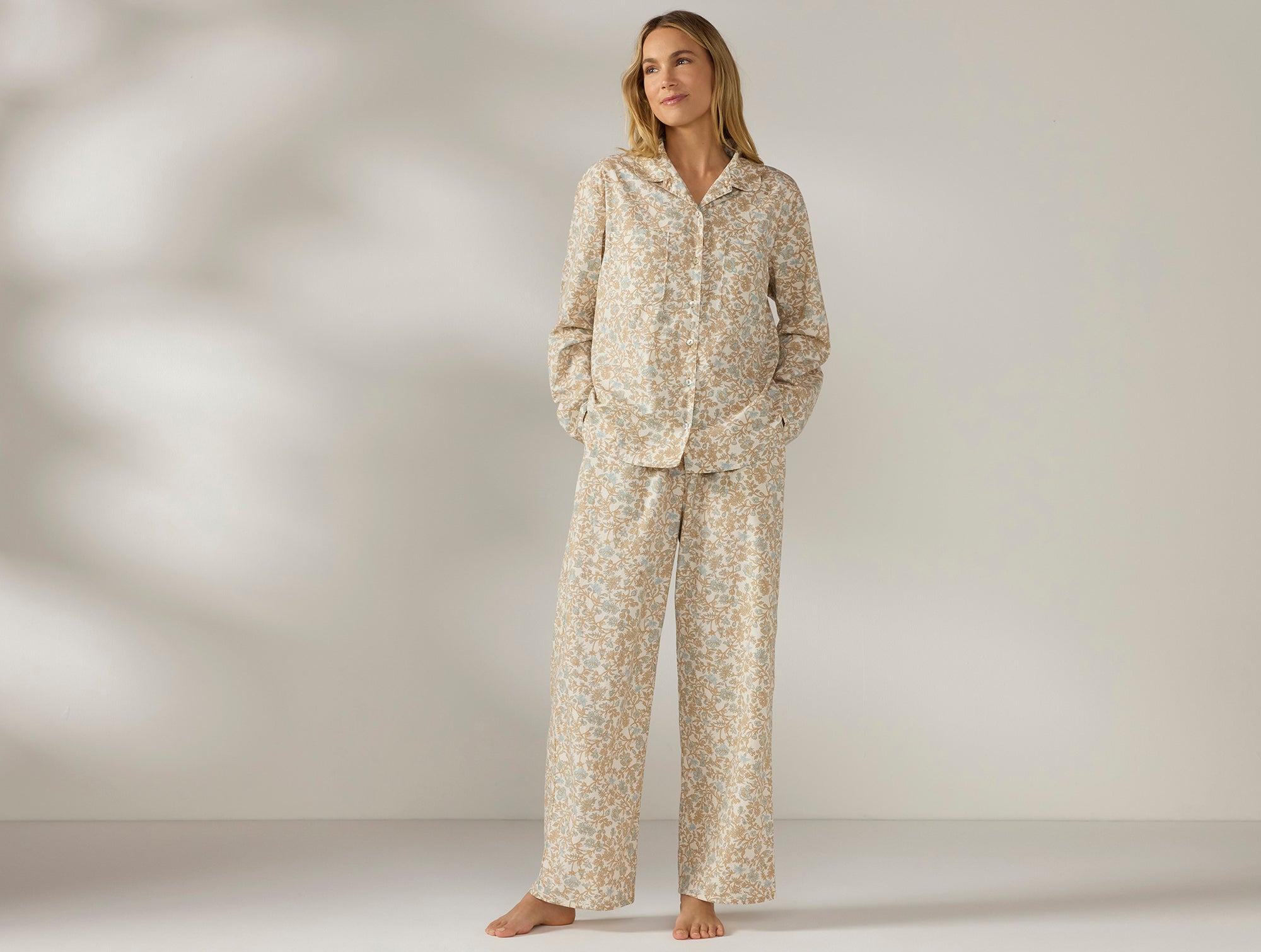 Women's Isla Organic Cotton Long Sleeve Pajama Set 