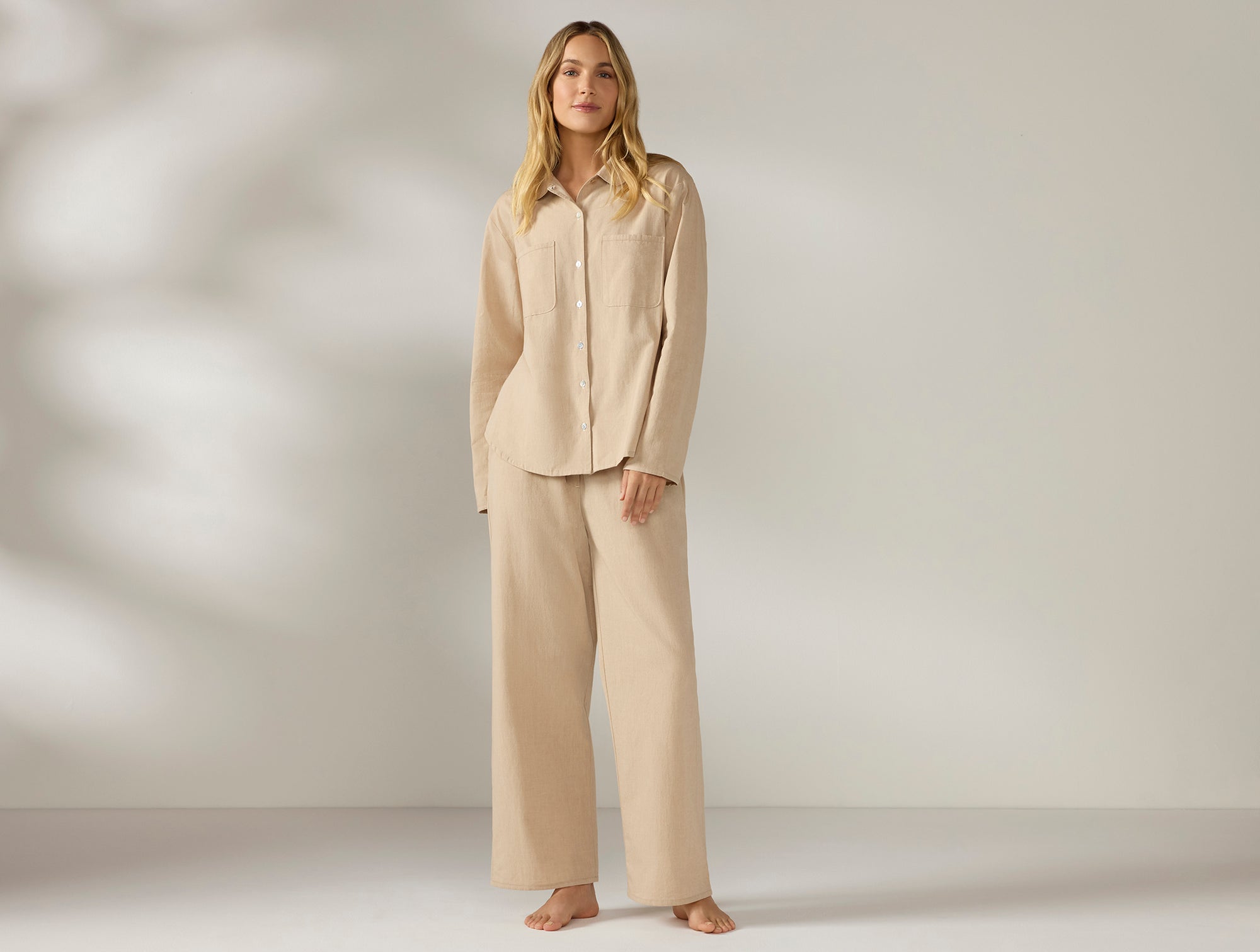 Women's Isla Organic Cotton Long Sleeve Pajama Set 