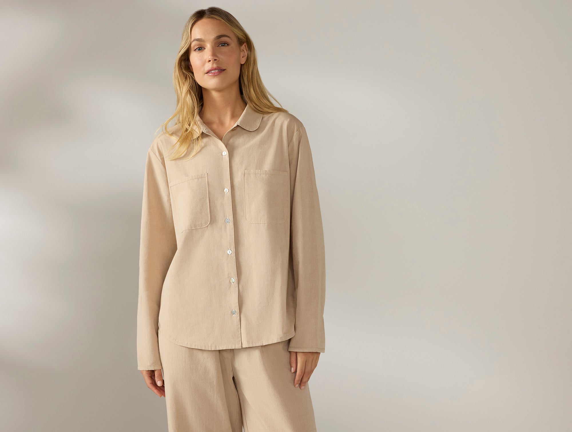 Women's Isla Organic Cotton Long Sleeve Pajama Set 