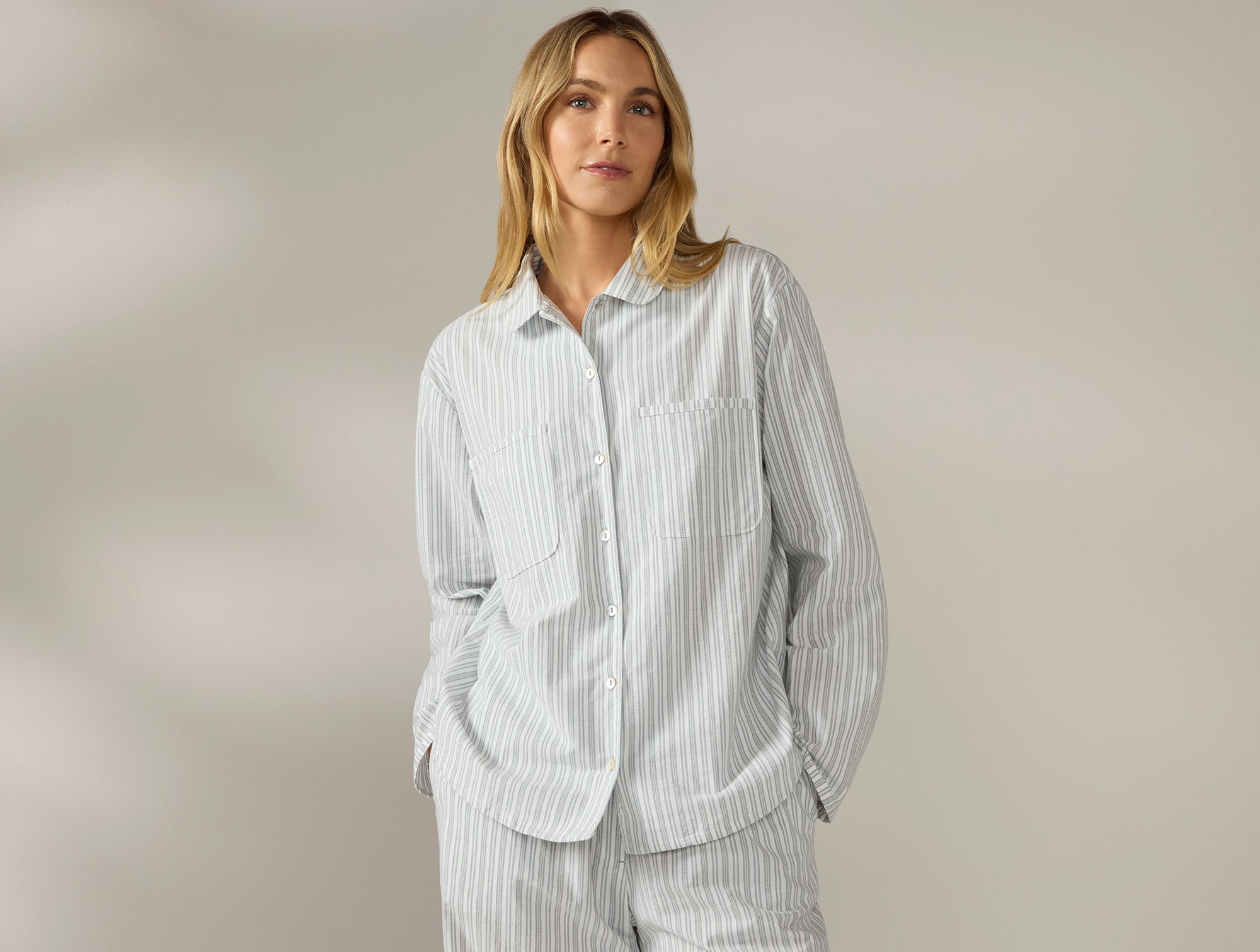 Women's Isla Organic Cotton Long Sleeve Pajama Set 