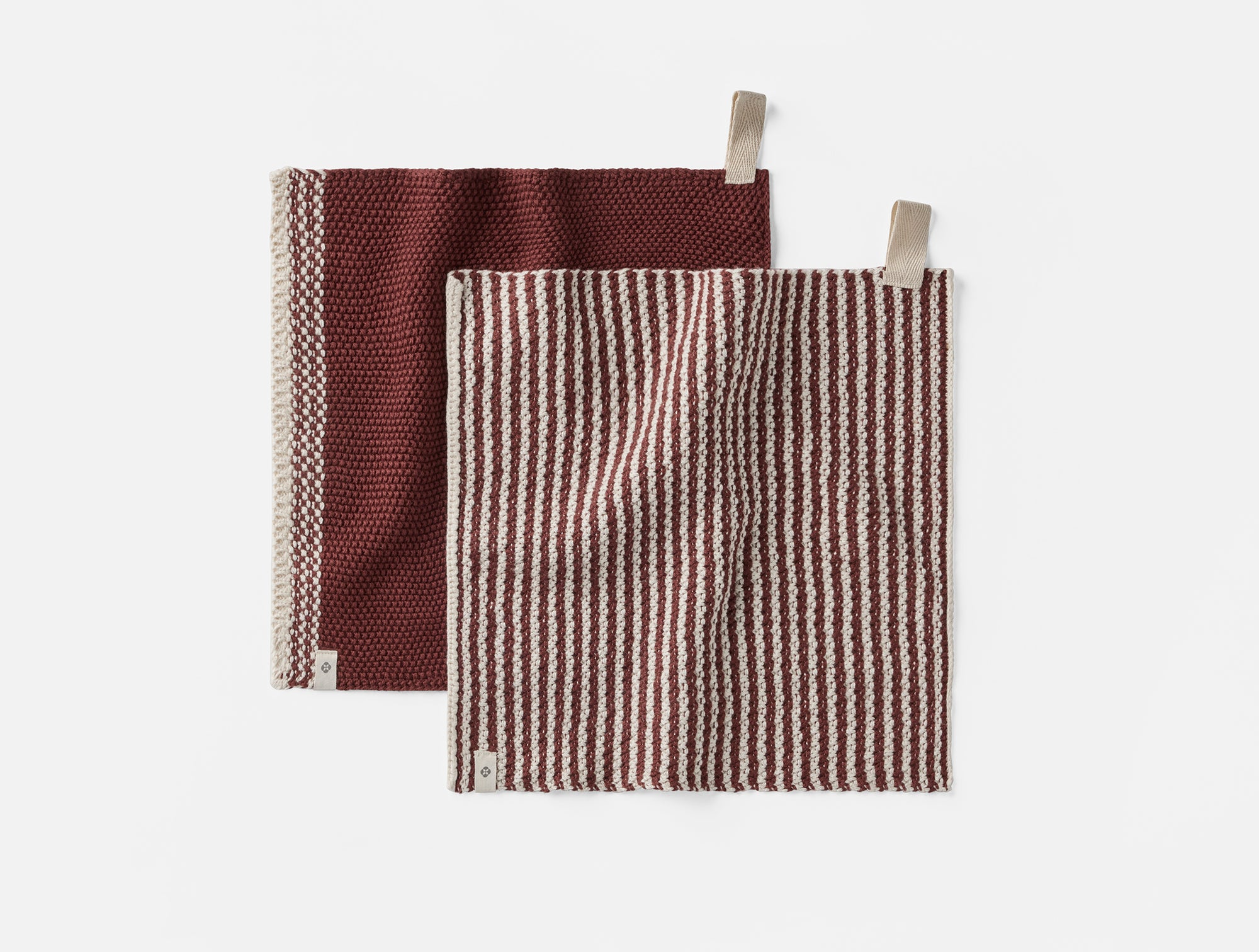 Shasta Organic Knit Dish Cloths, Set of 2 