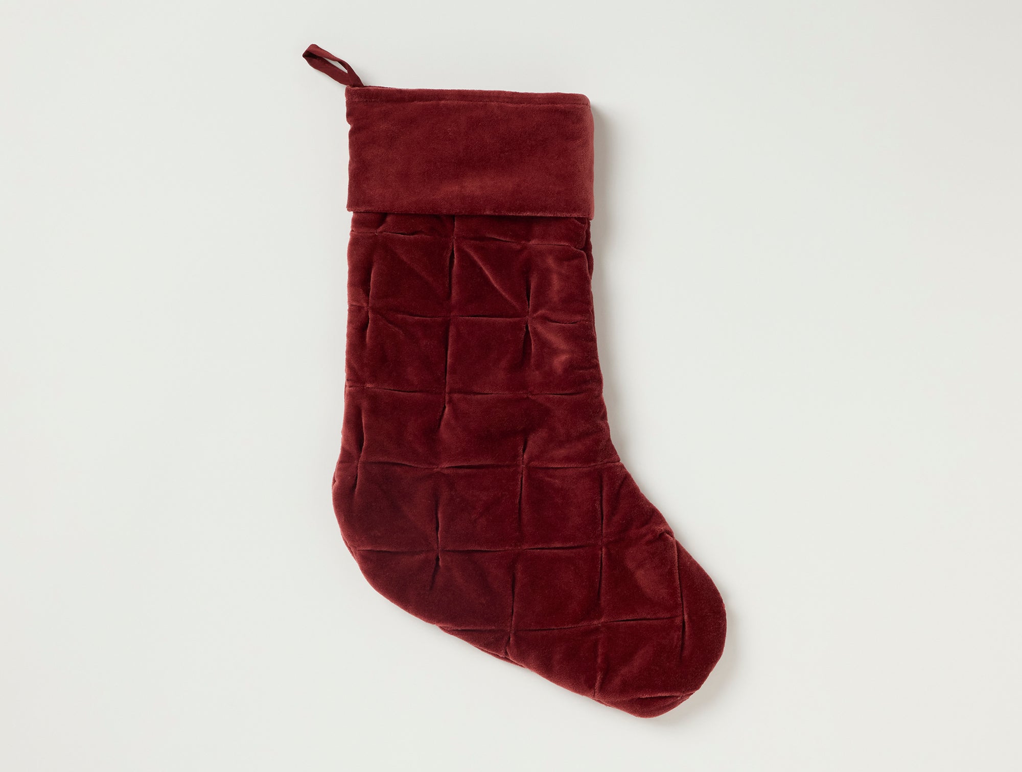 Velvet Tufted Organic Stocking 