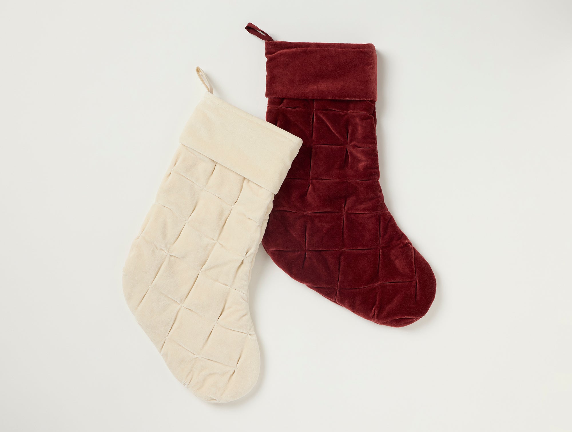 Velvet Tufted Organic Stocking