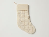 Velvet Tufted Organic Stocking 