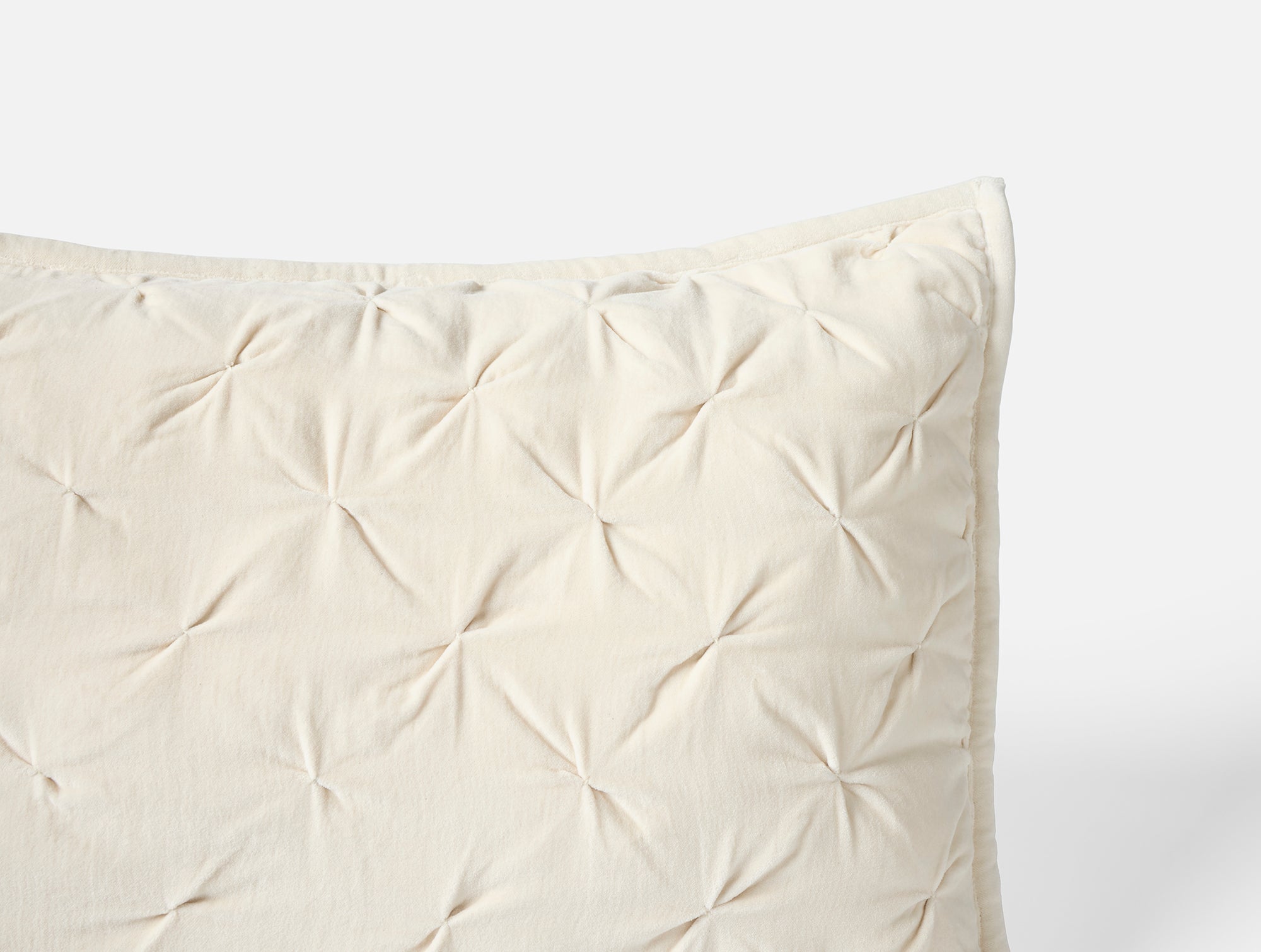 Velvet Tufted Organic Sham 