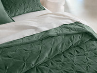 Velvet Tufted Organic Quilt 