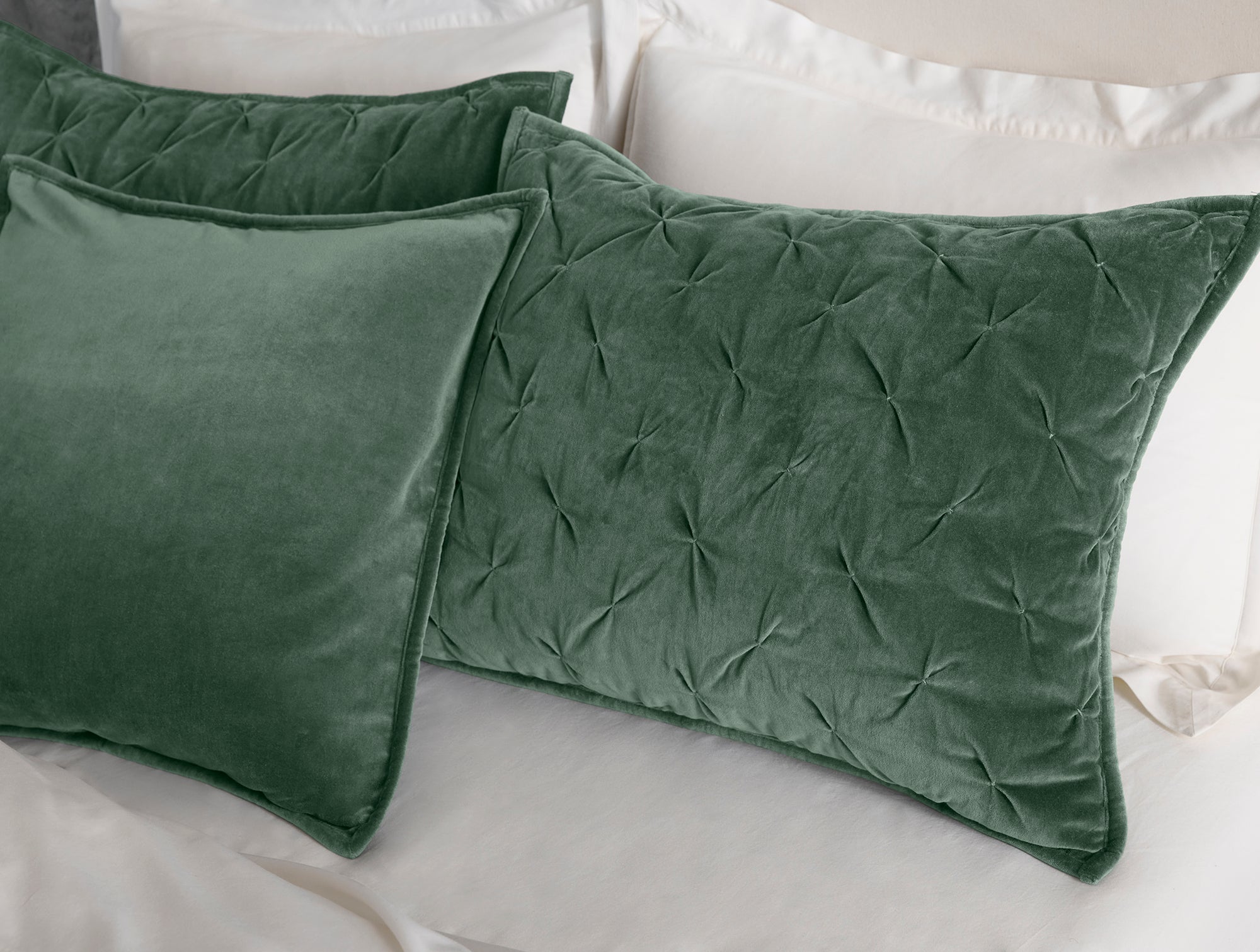 Velvet Tufted Organic Sham 