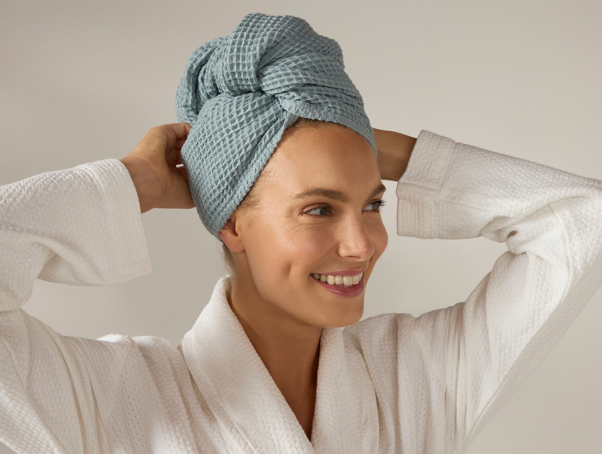 Waffle Organic Hair Wrap 