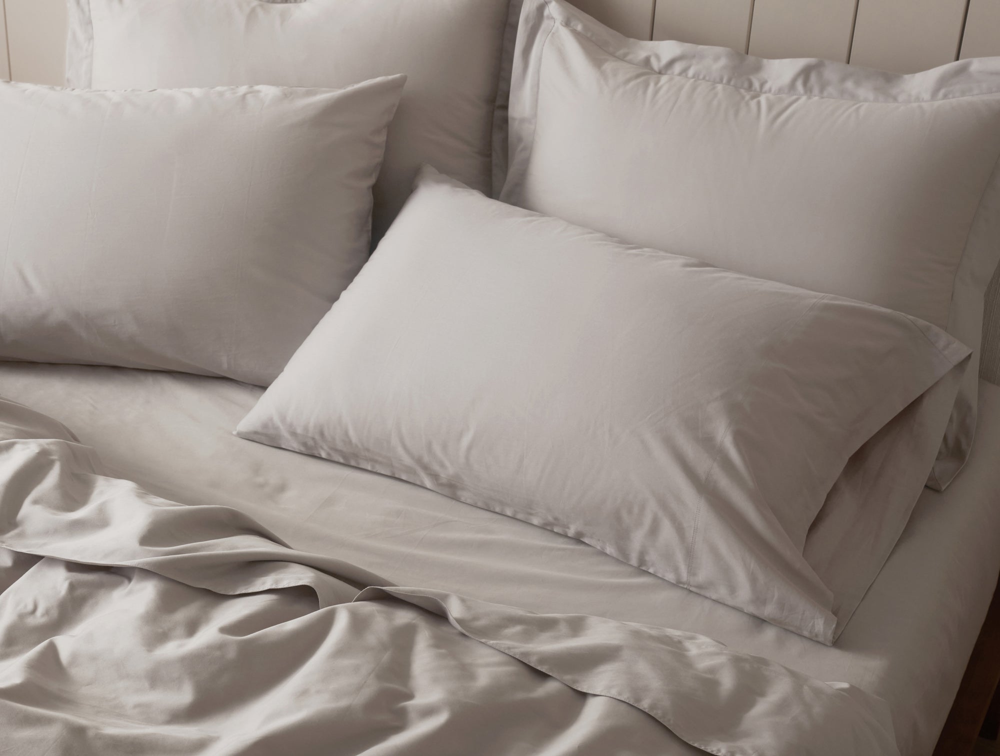 Silver Infused Organic Cotton Sateen Sheet Set – Silver Goose