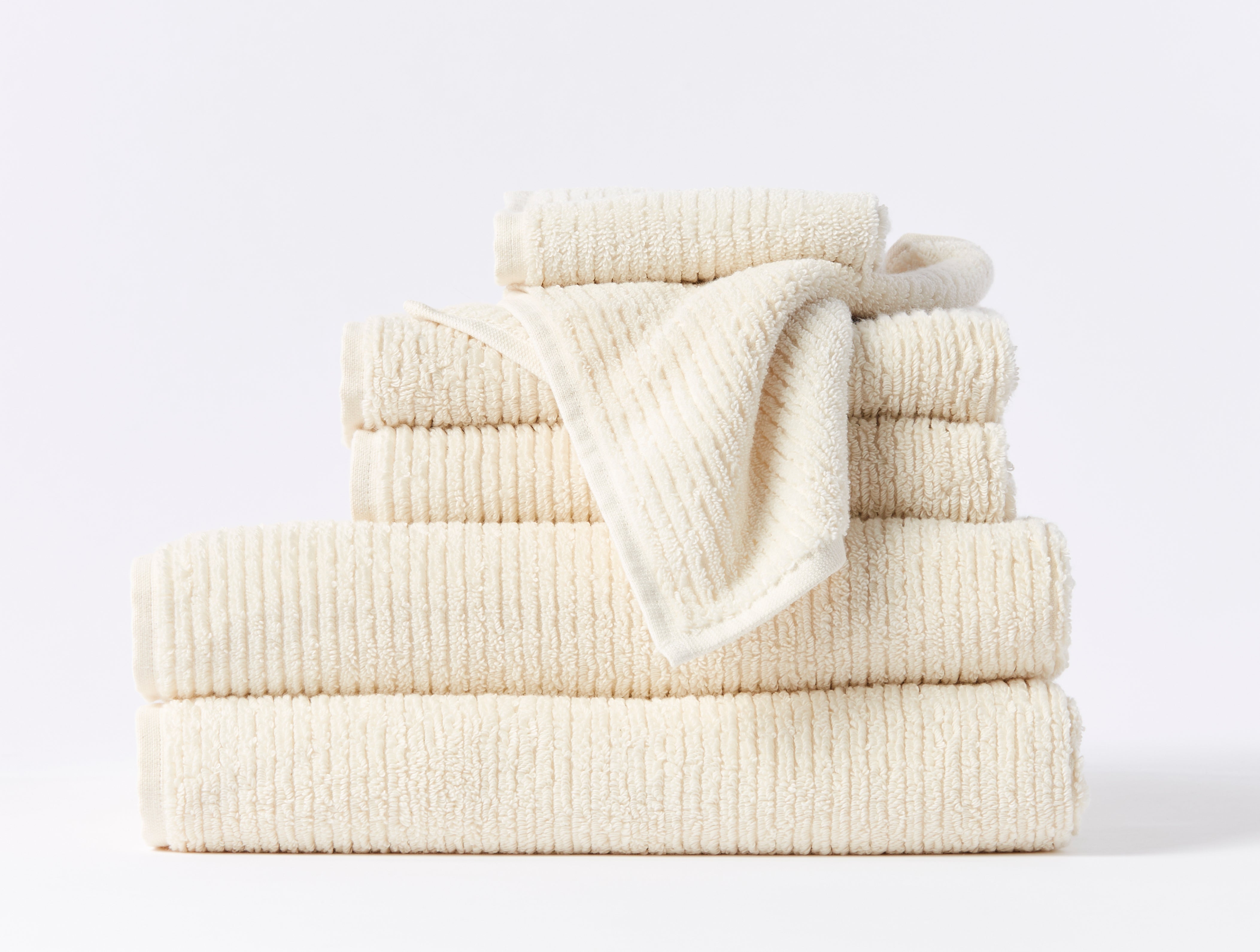 Coyuchi Temescal Organic Ribbed Bath Mat - Undyed