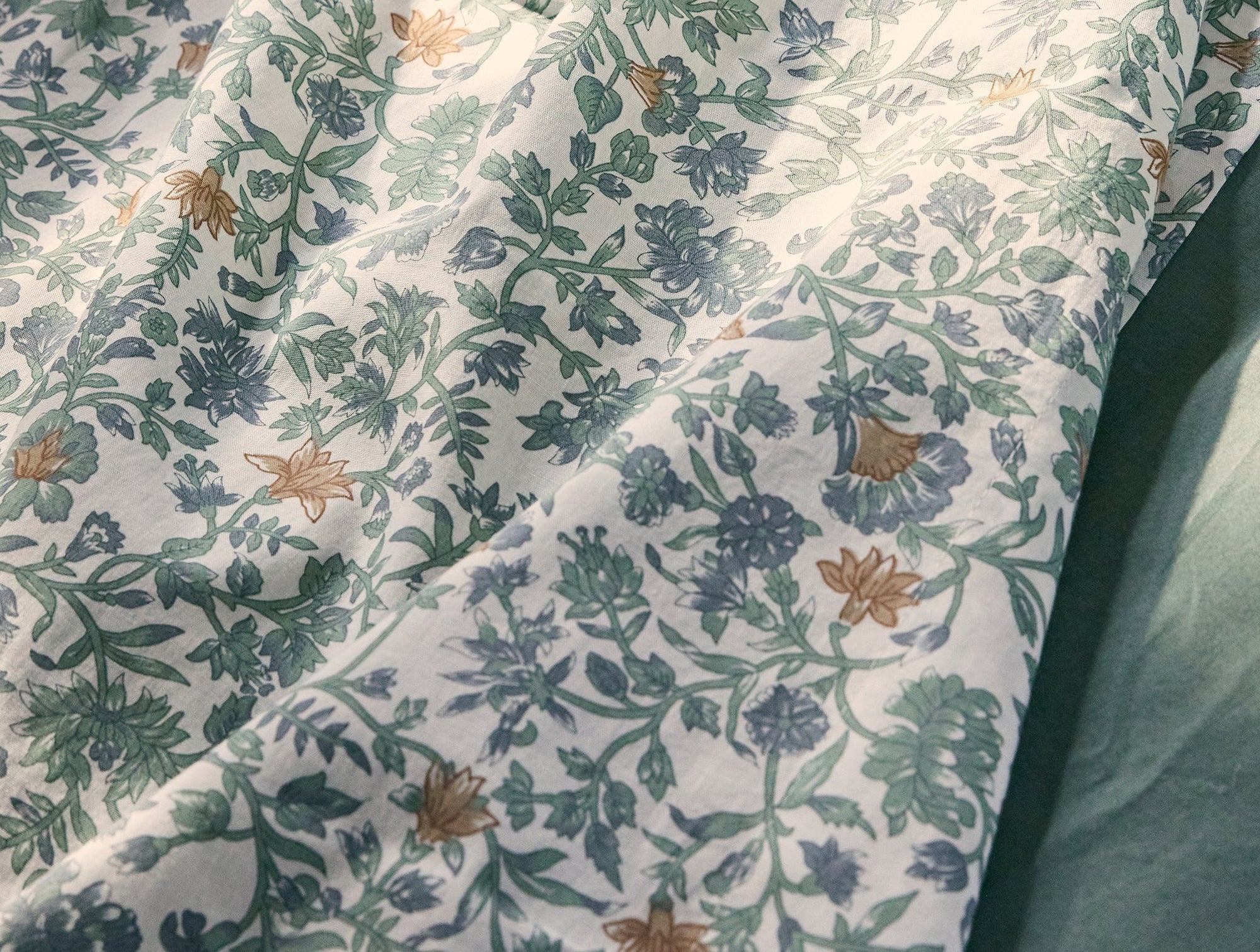 Organic Print Percale Sheet Set