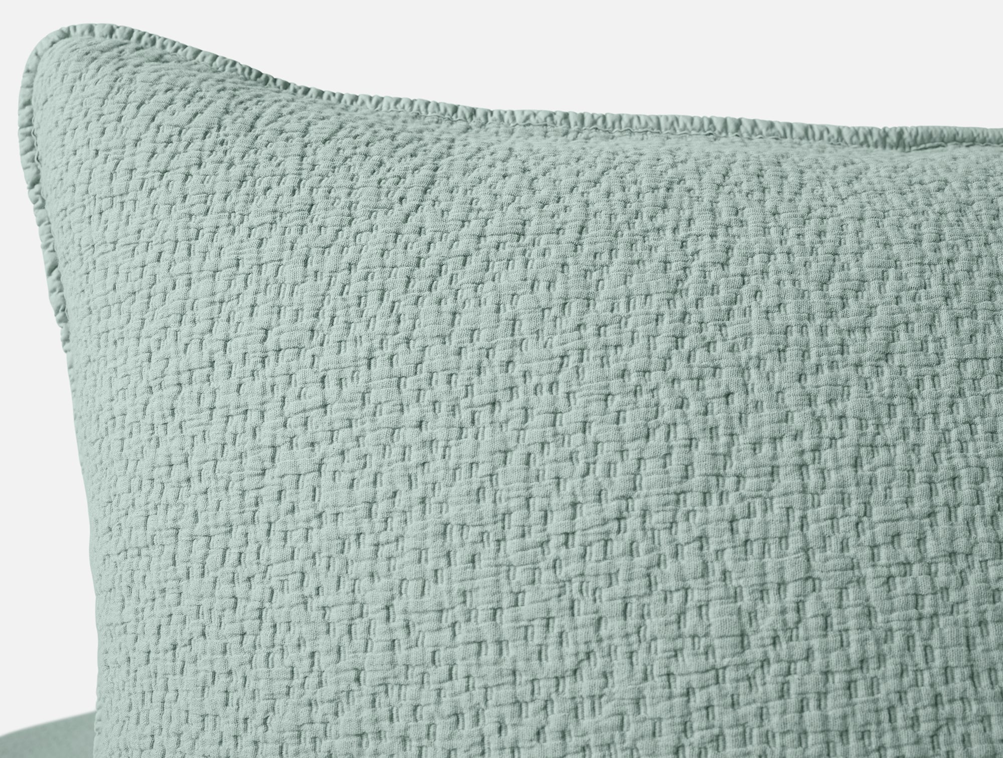 Cascade Organic Matelasse Sham - Coyuchi 