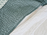 Pebbled Handstitched Organic Quilt - Coyuchi 