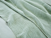 Cascade Organic Matelasse Blanket - Coyuchi 