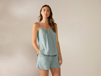 Women's Isla Organic Cotton Cami Short Set - Coyuchi 