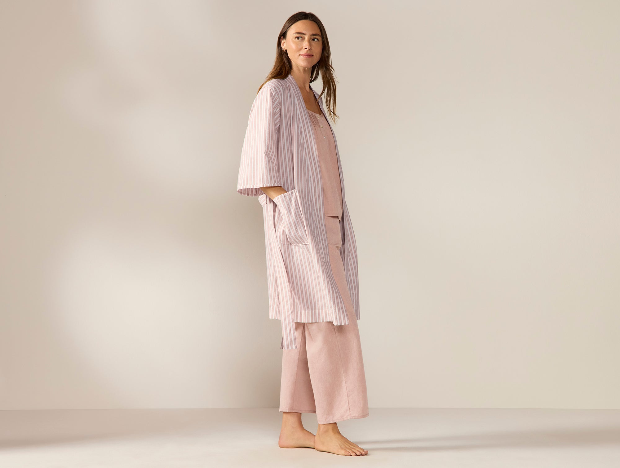 Women's Isla Organic Cotton Robe - Coyuchi 