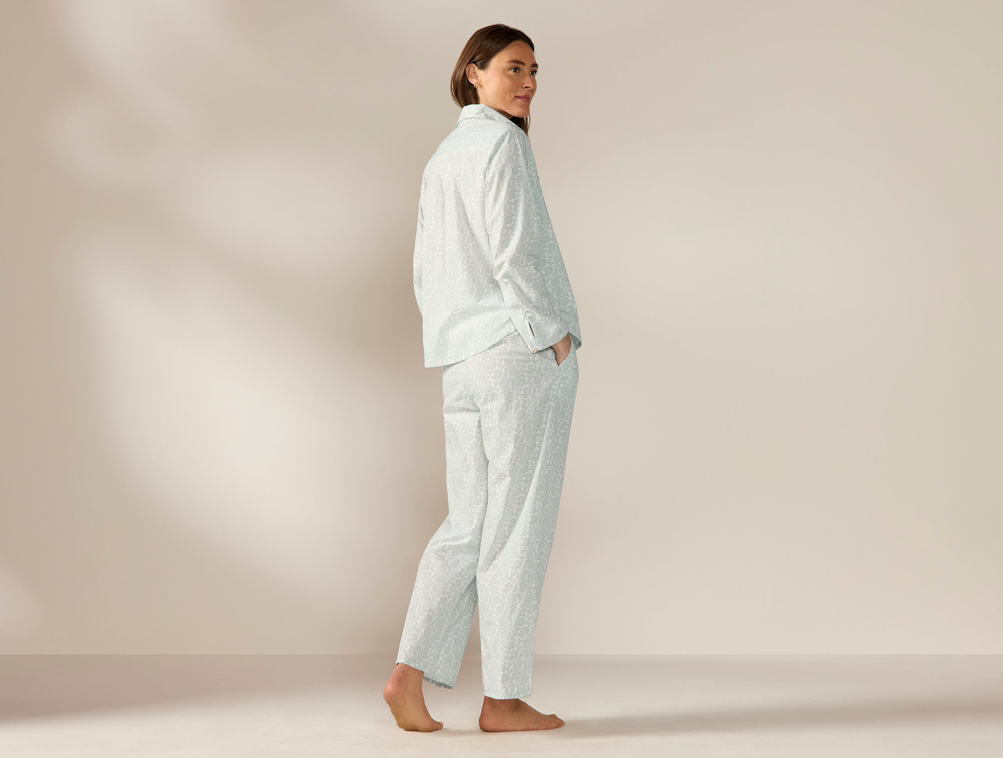 Women's Isla Organic Cotton Long Sleeve Pajama Set - Coyuchi 