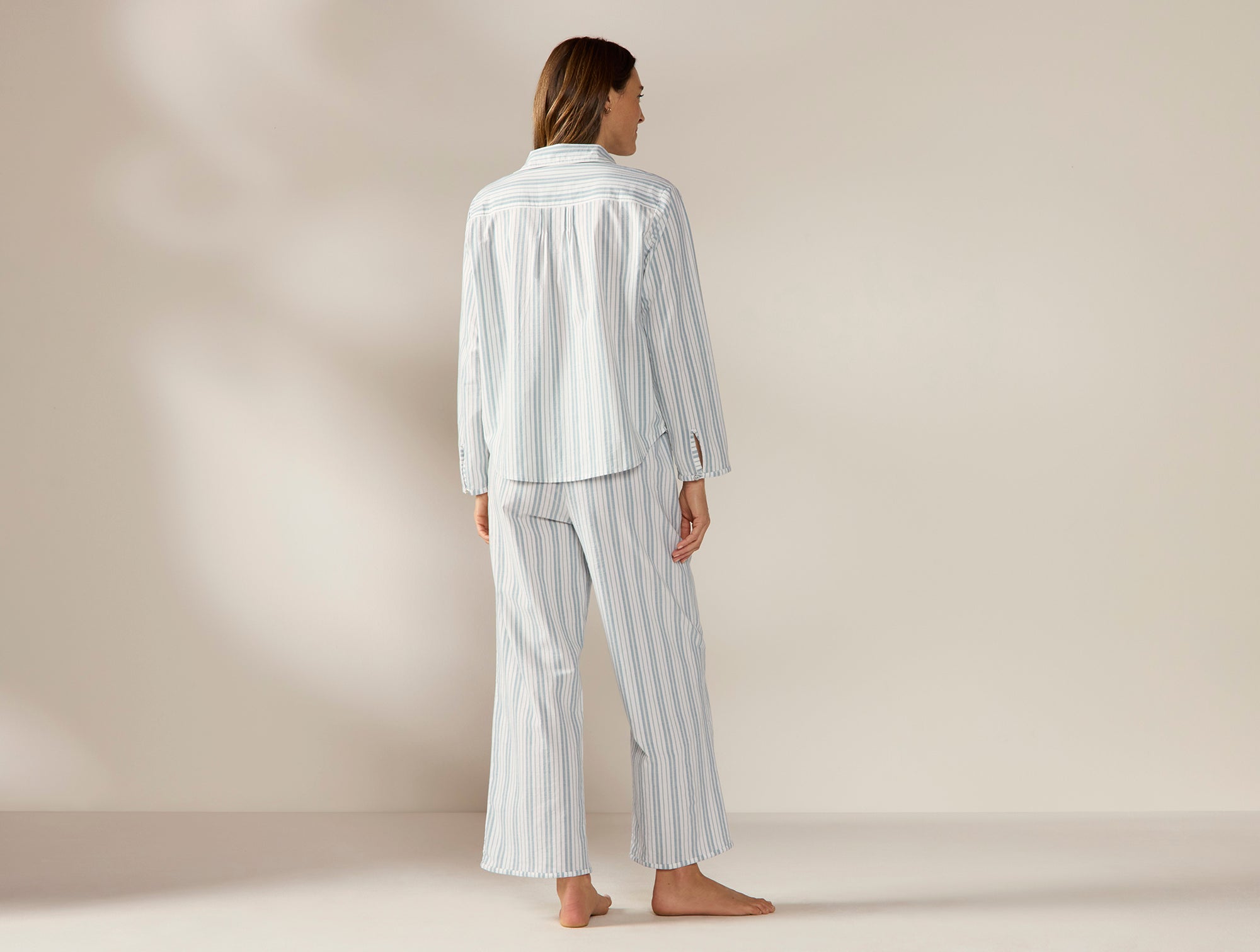 Women's Isla Organic Cotton Long Sleeve Pajama Set - Coyuchi 