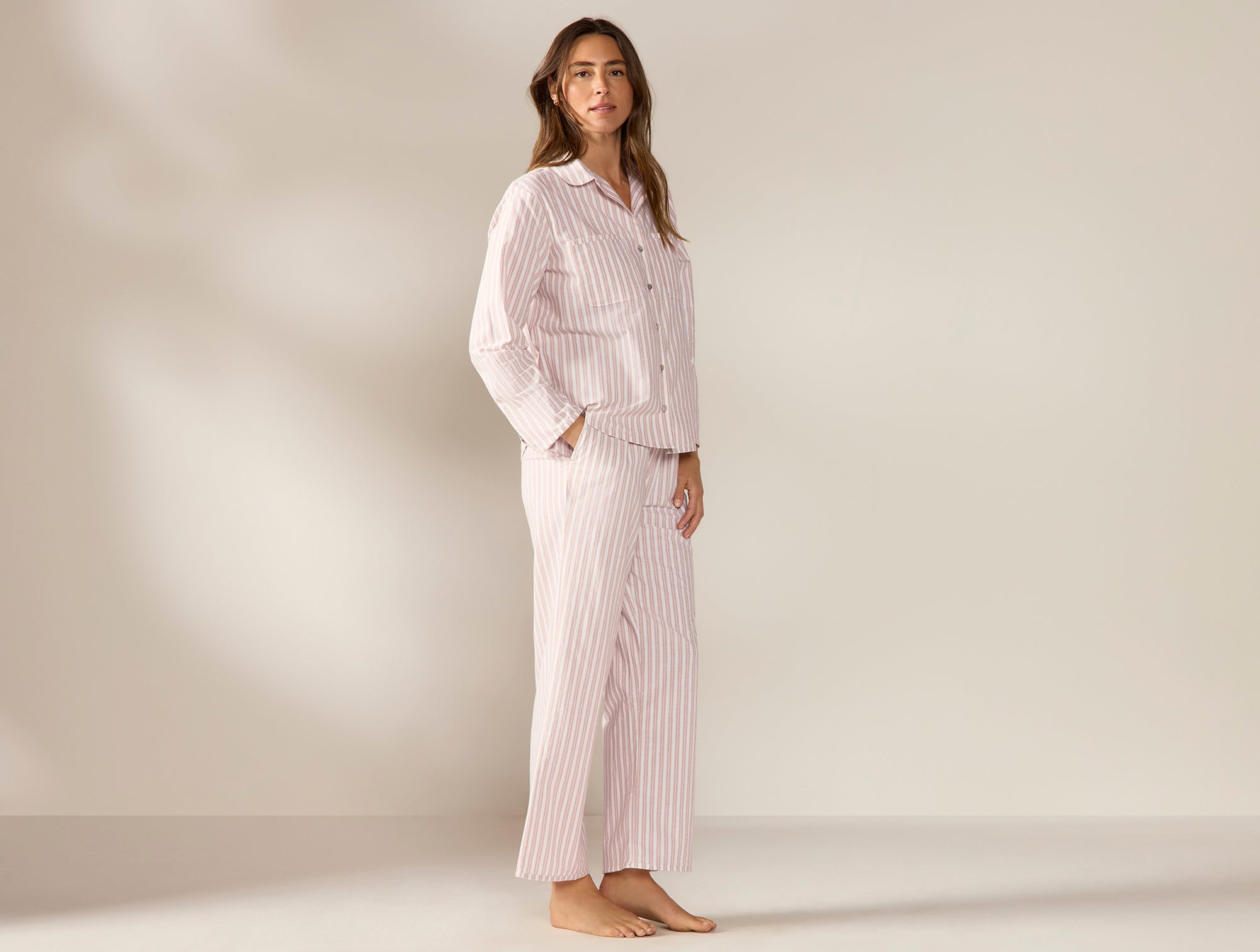 Women's Isla Organic Cotton Long Sleeve Pajama Set - Coyuchi 