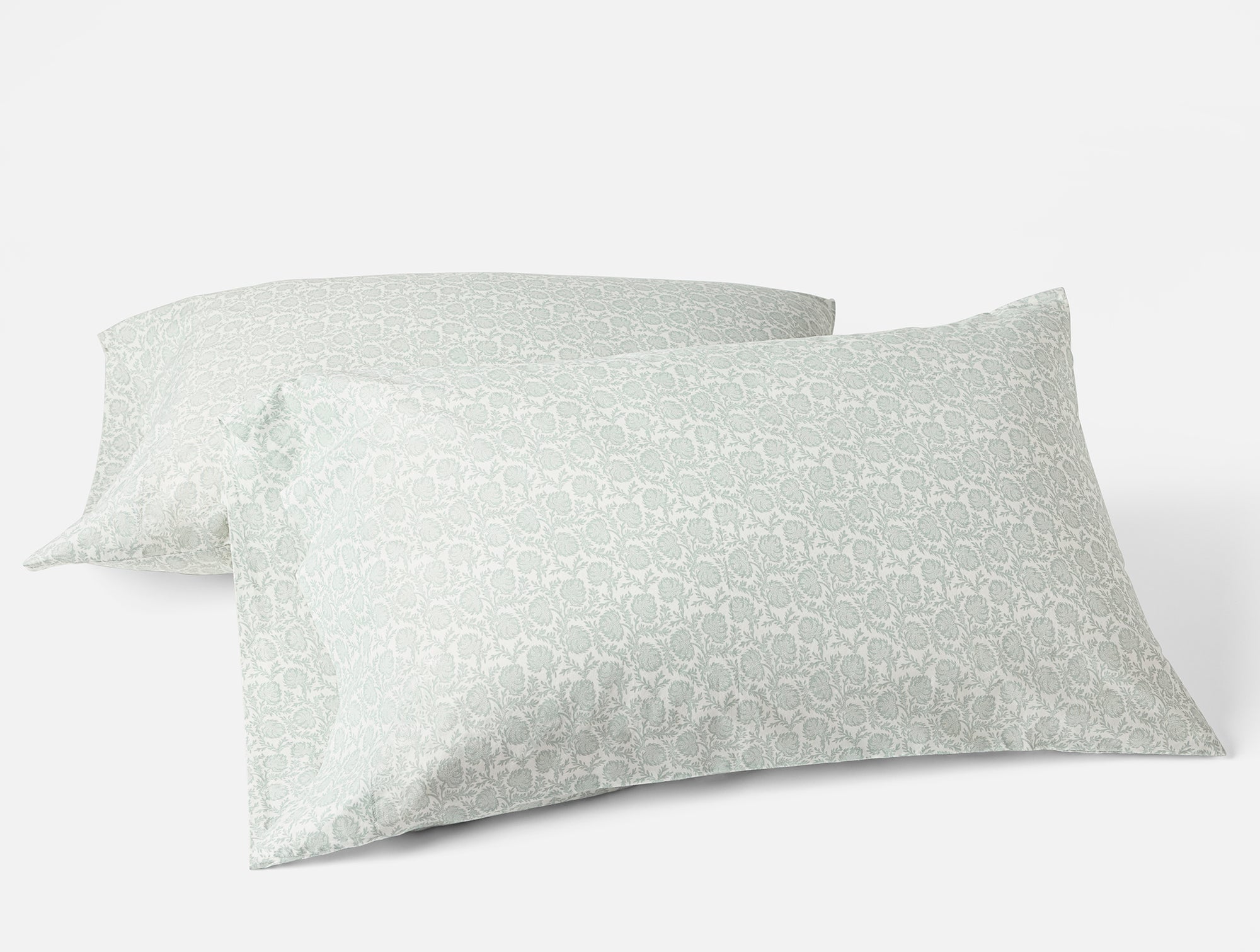 Organic Print Percale Pillowcases - Coyuchi 