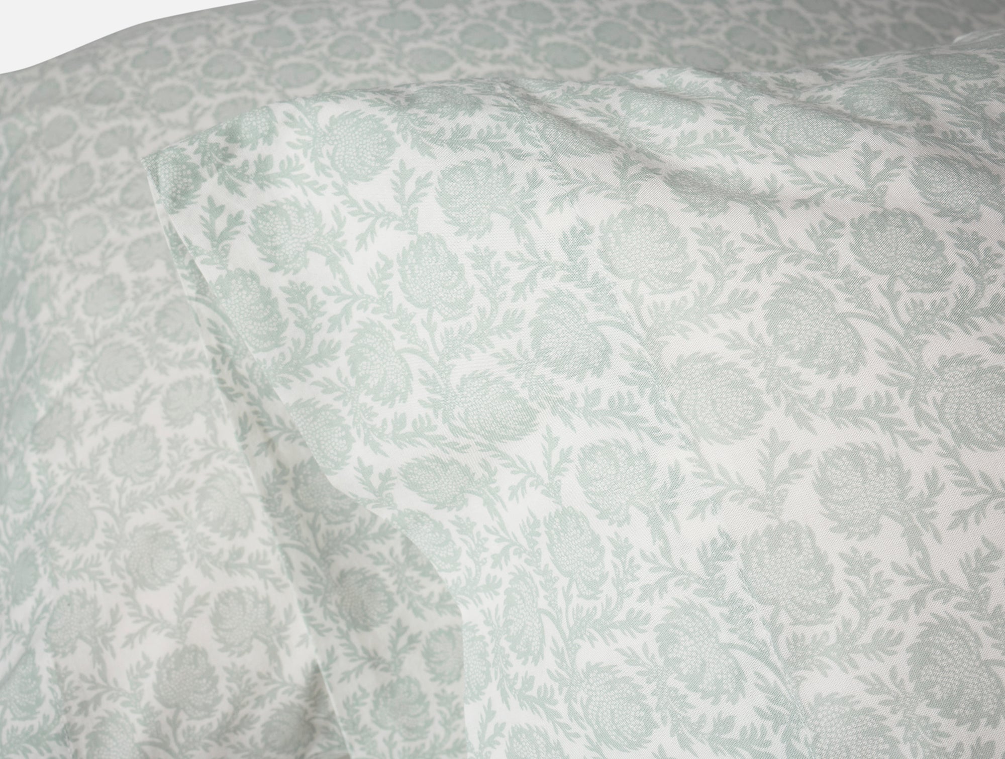 Organic Print Percale Pillowcases - Coyuchi 