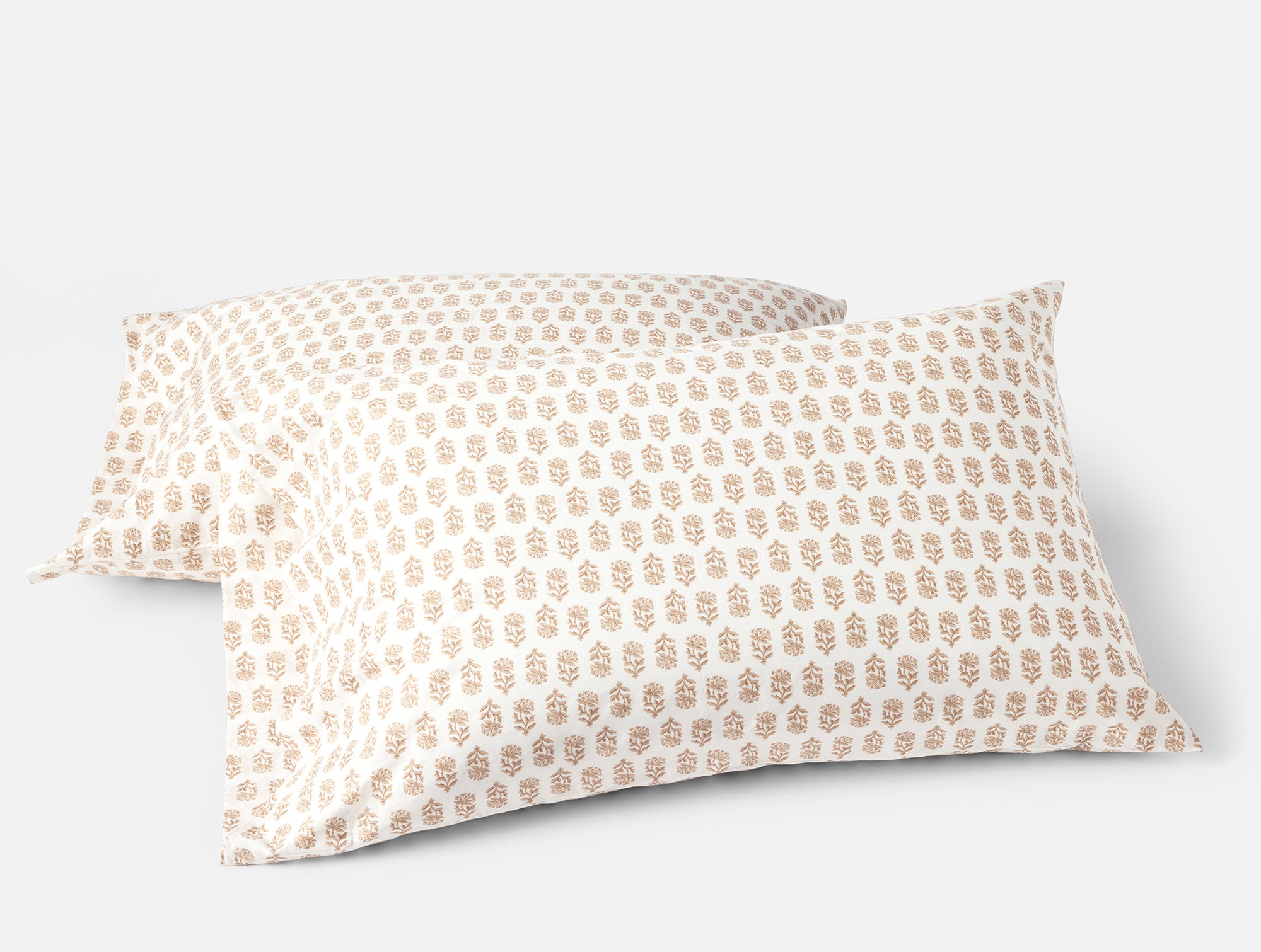 Organic Print Percale Pillowcases - Coyuchi 