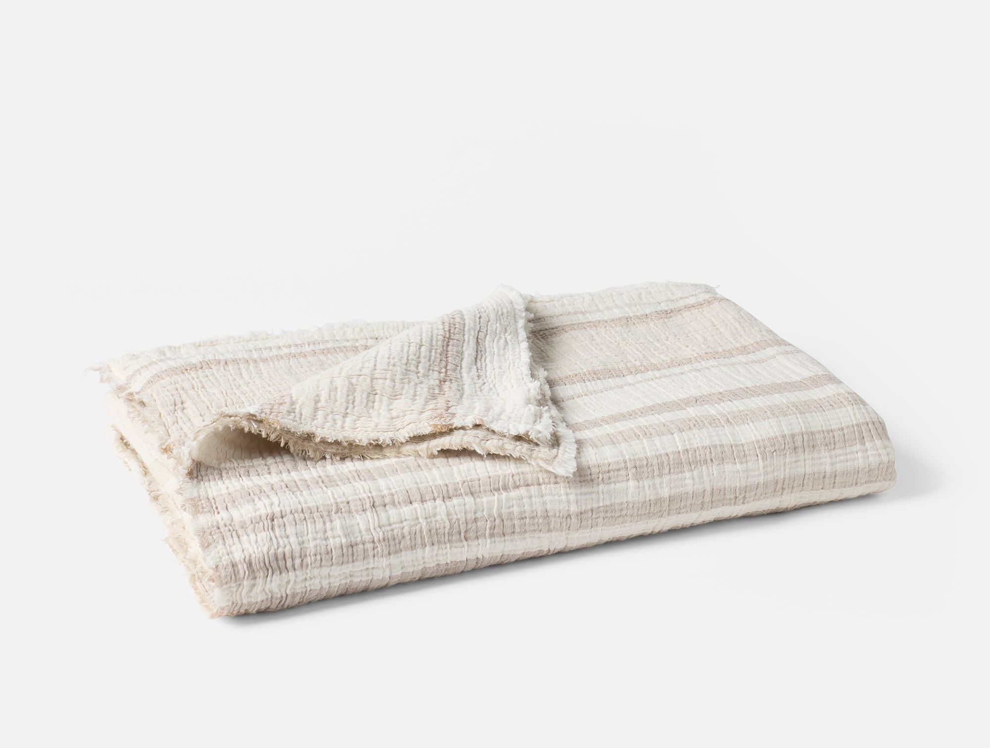 Topanga Organic Matelasse Throw - Coyuchi 