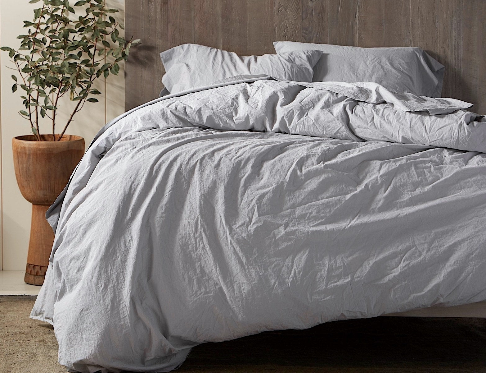 Organic Crinkled Percale™ Duvet Cover – Coyuchi