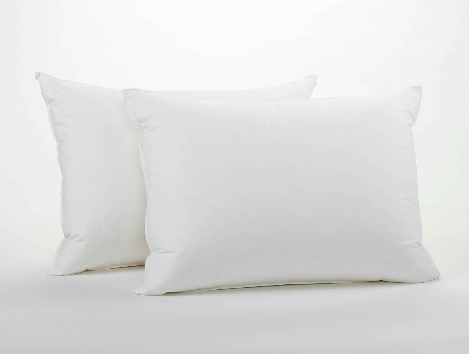 Down-Filled Throw Pillows - Natural Tones Set 1