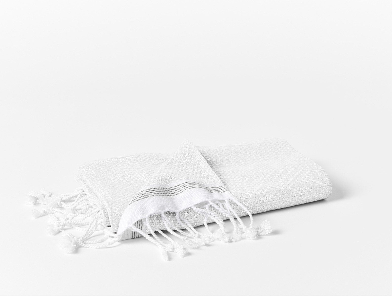 Turkish Hand Towels | Antiochia Home Linens White/Baby Blue
